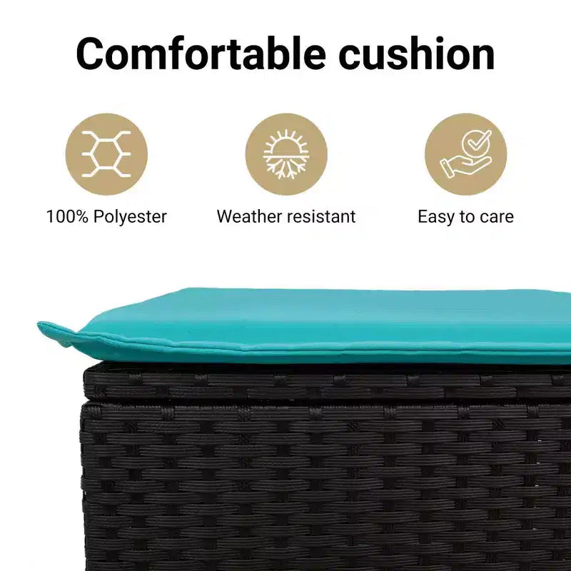 vidaXL Ensemble de canapés de jardin 5 pièces avec coussins en résine tressée gris
