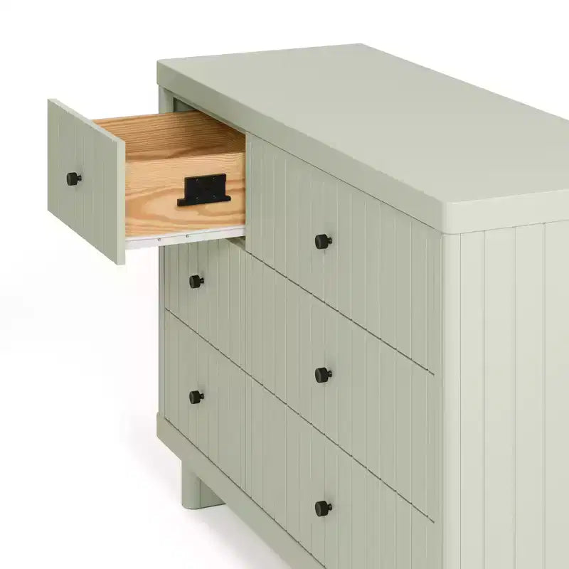 Commode double 6 tiroirs - Style Japandi