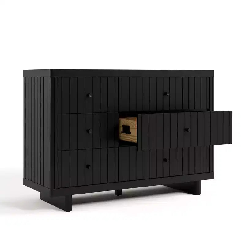 Commode double 6 tiroirs - Style Japandi