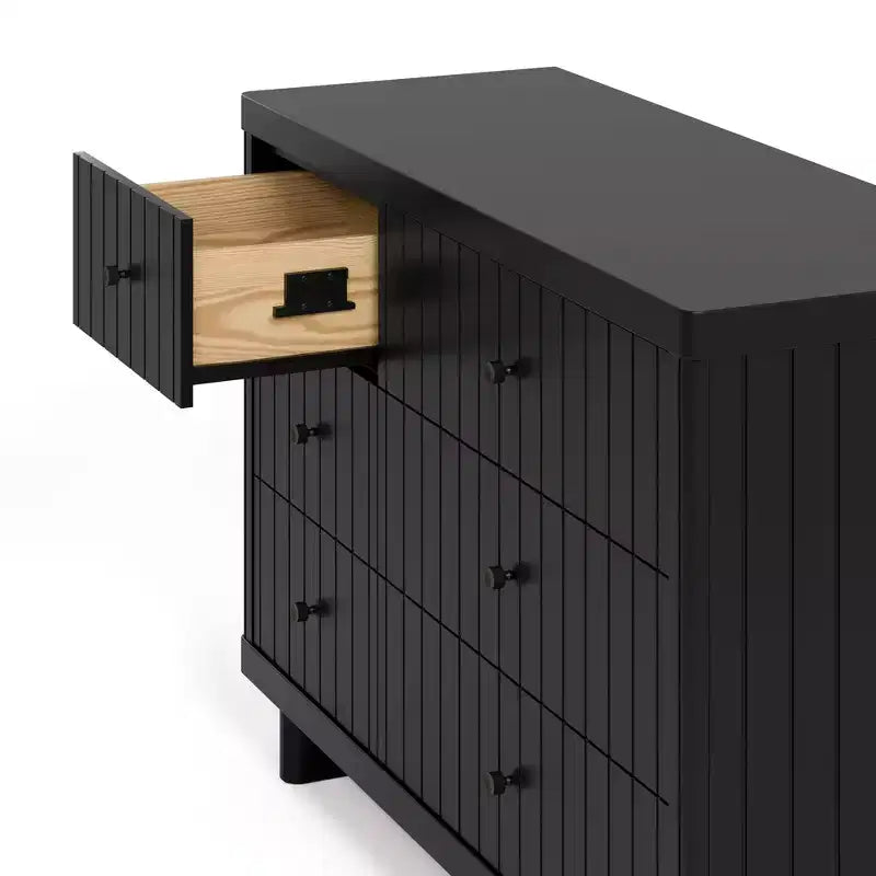 Commode double 6 tiroirs - Style Japandi