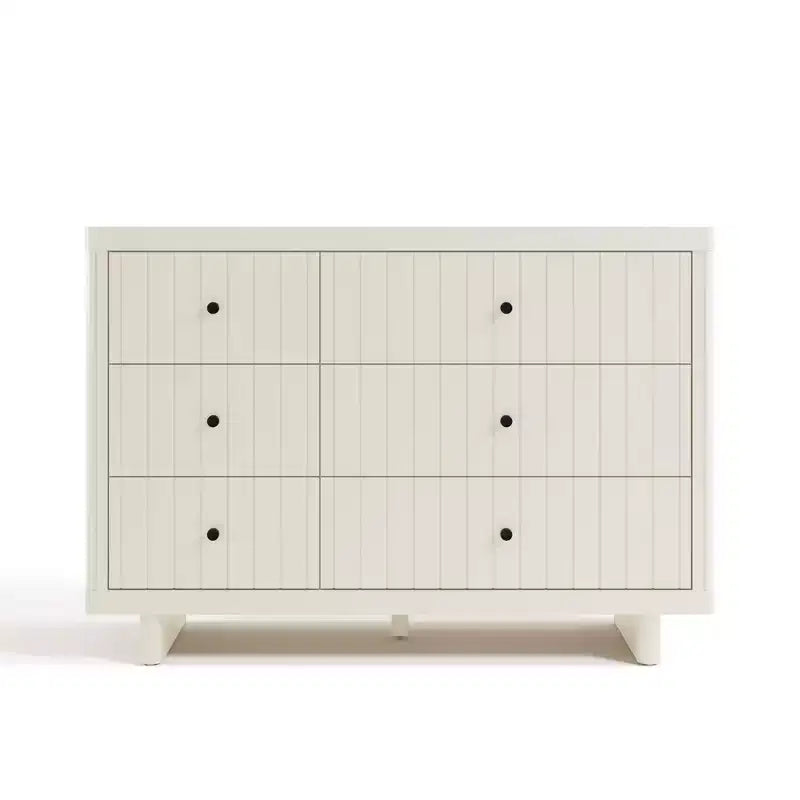 Commode double 6 tiroirs - Style Japandi