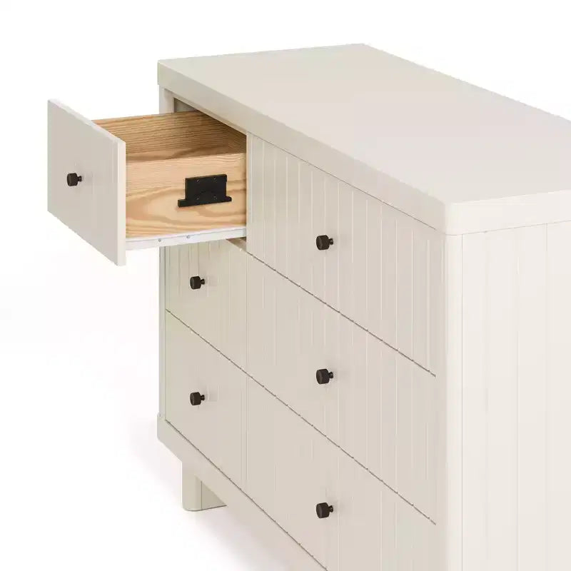 Commode double 6 tiroirs - Style Japandi