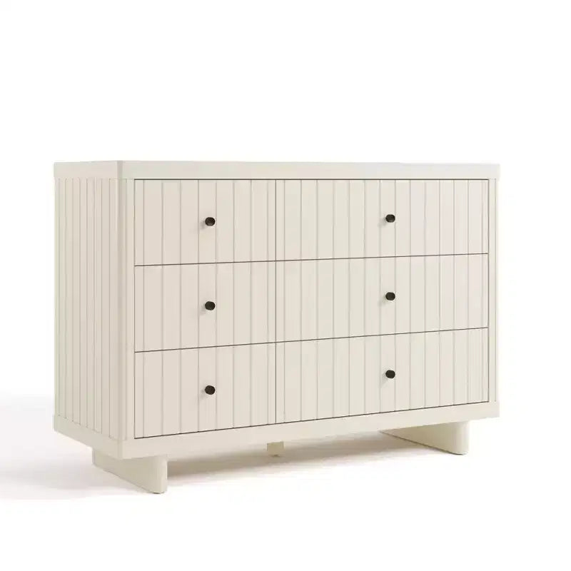 Commode double 6 tiroirs - Style Japandi