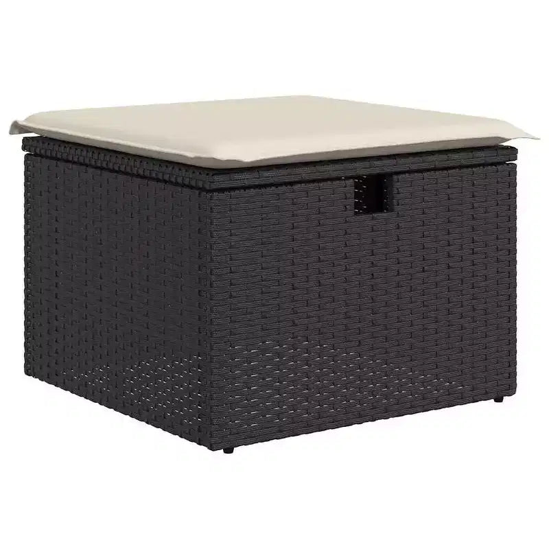vidaXL Salon de jardin avec coussins Mobilier d'extérieur 7 pièces en résine tressée