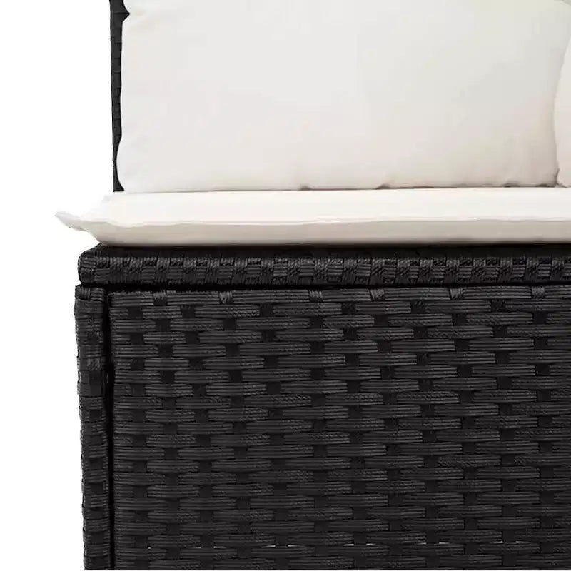 vidaXL Salon de jardin avec coussins Mobilier d'extérieur 7 pièces en résine tressée