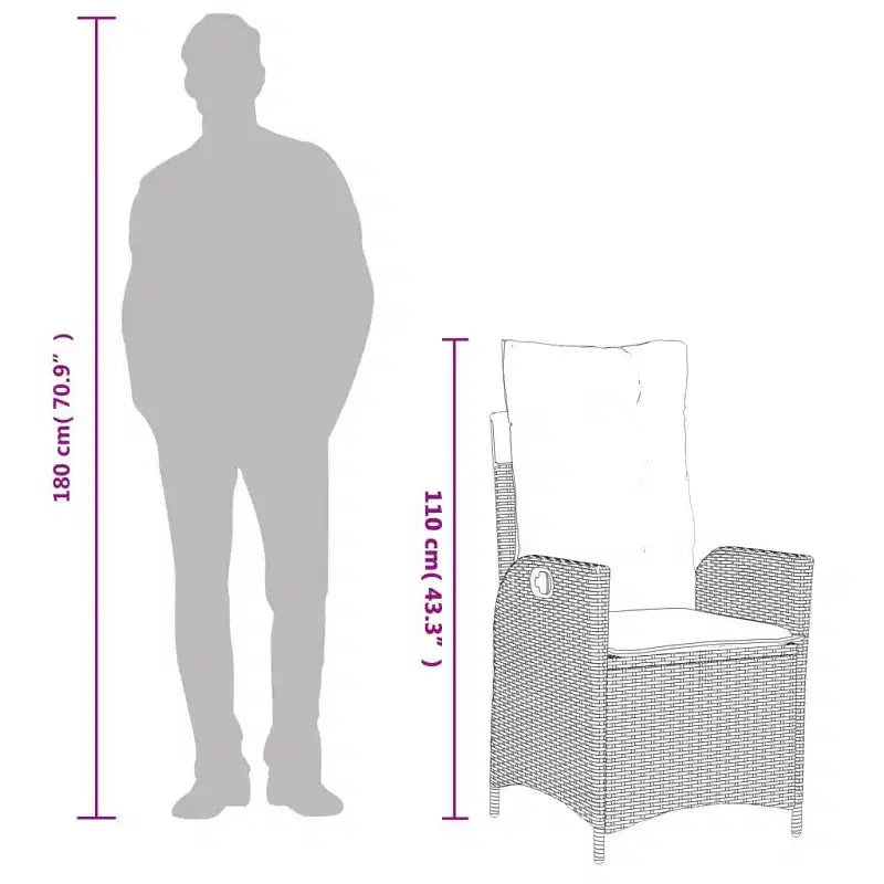 vidaXL ensemble repas de jardin ensembles de repas de jardin
