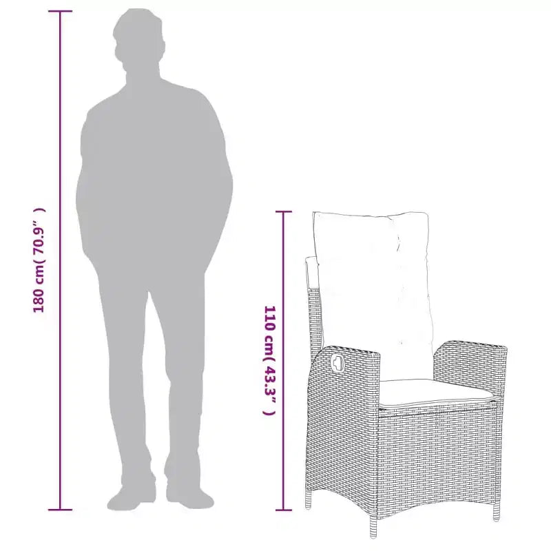 vidaXL ensemble repas de jardin ensembles de repas de jardin