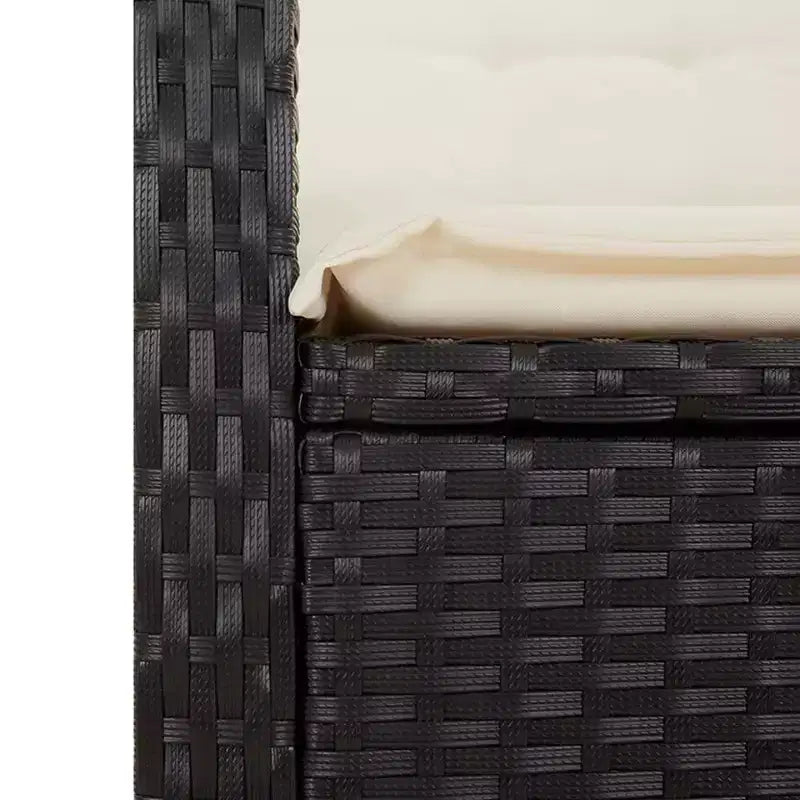 vidaXL Salon de jardin moderne en résine tressée avec coussins