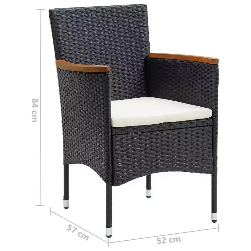 vidaXL Ensemble de salle à manger en bois d'acacia massif Grand ergonomique