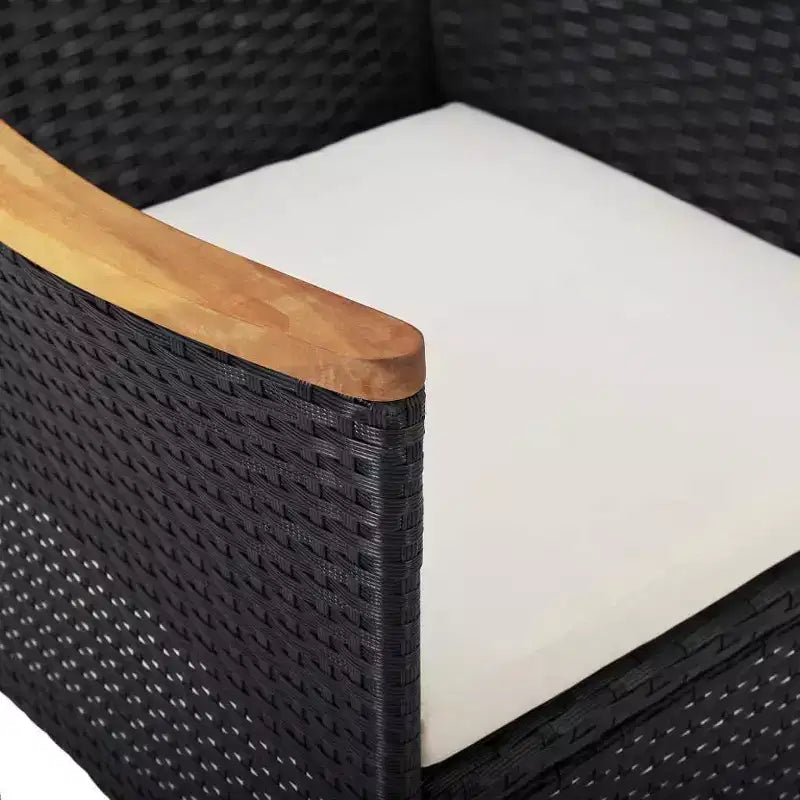vidaXL Ensemble de salle à manger en bois d'acacia massif Grand ergonomique