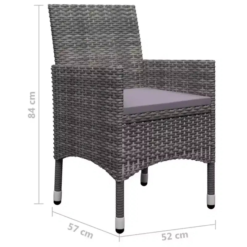 vidaXL Ensemble de salle à manger en bois d'acacia massif Grand ergonomique
