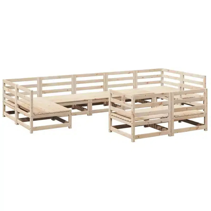 vidaXL Modular Outdoor Garden Sofa Set with Cushions