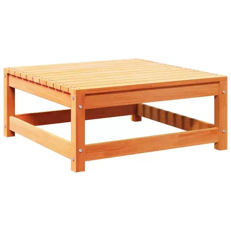 vidaXL Salon de jardin en pin massif naturel, grand canapé modulable