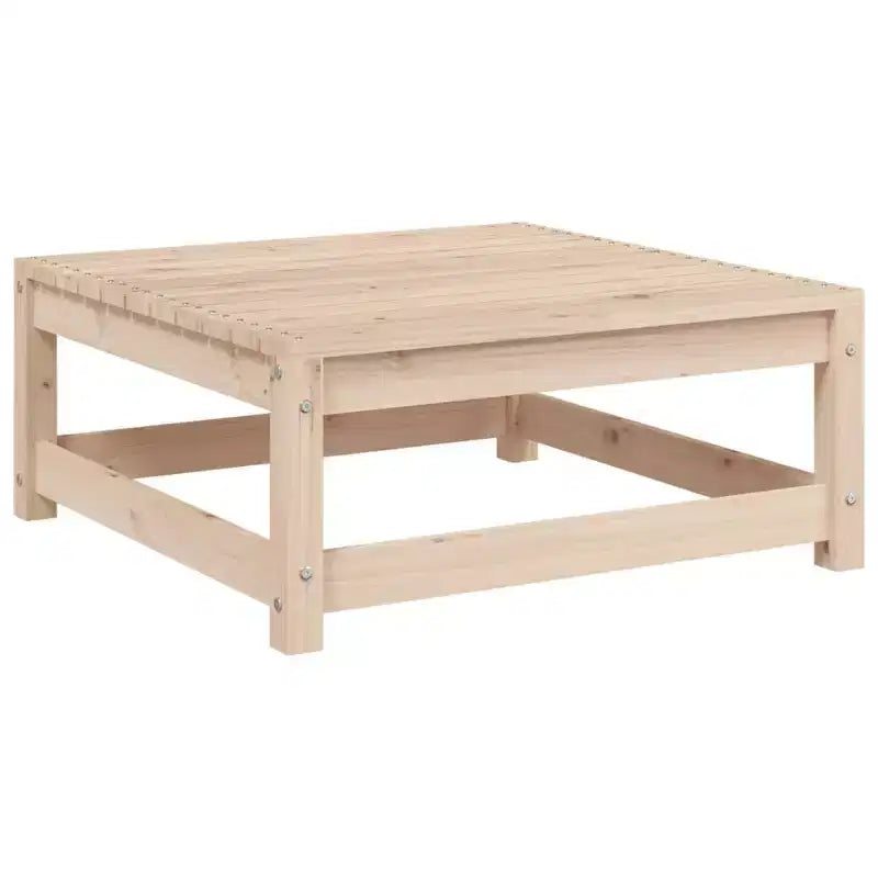 vidaXL Salon de jardin en pin massif naturel, grand canapé modulable