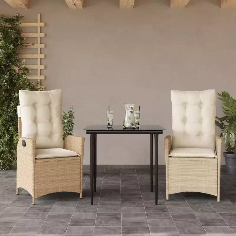vidaXL Salon de jardin moderne avec coussins