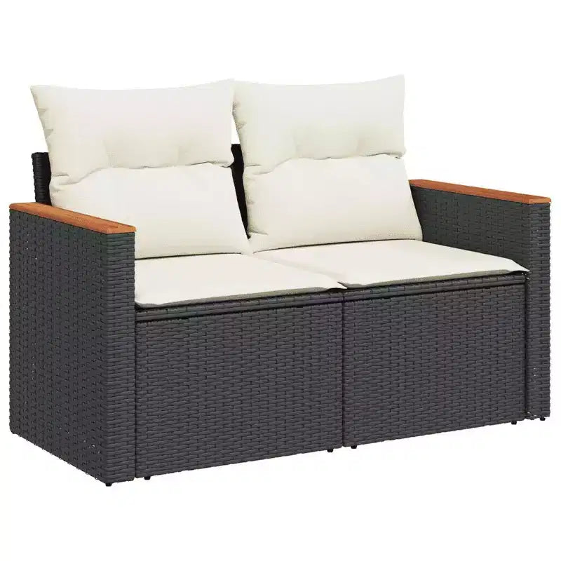 vidaXL Salon de jardin avec coussins de différentes couleurs