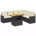 vidaXL Salon de jardin avec coussins de différentes couleurs