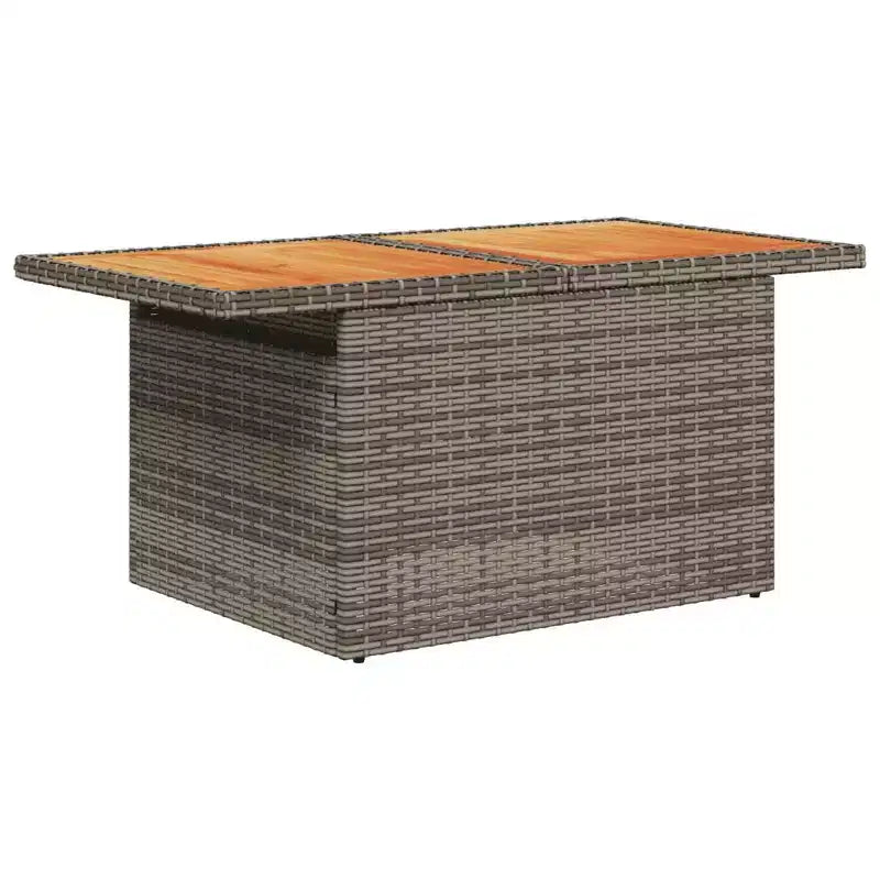 vidaXL Salon de jardin avec coussins et rangement