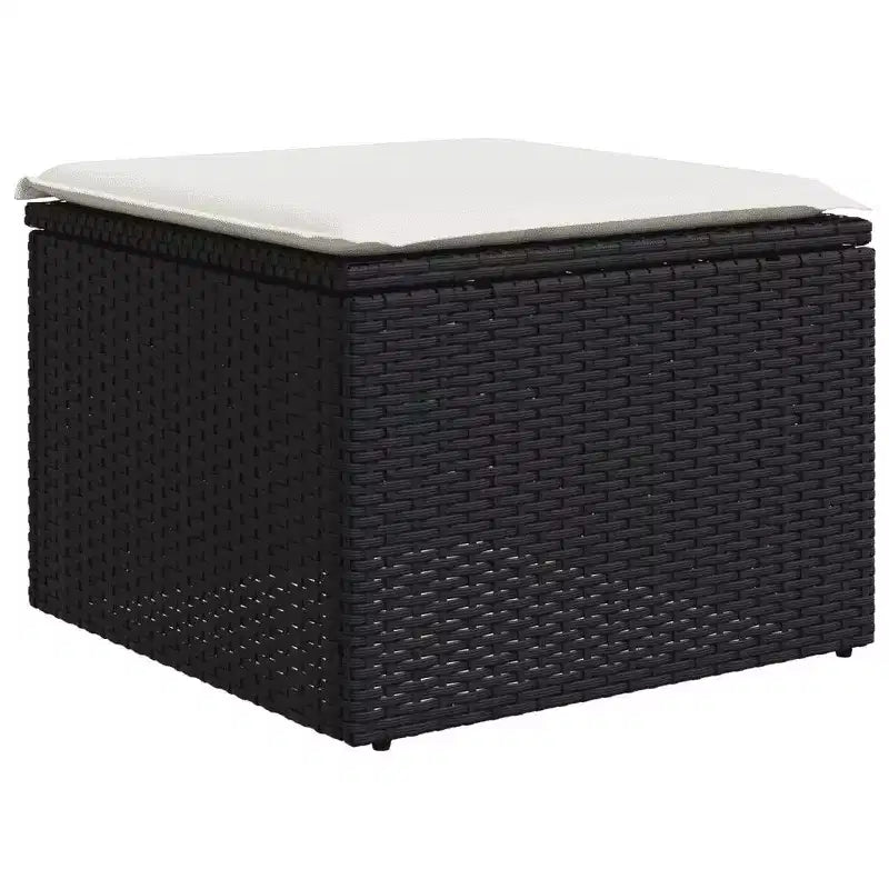 vidaXL Salon de jardin avec coussins et rangement