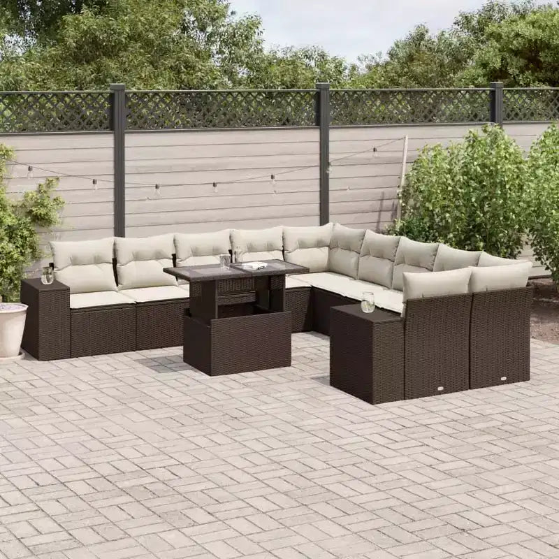 vidaXL Salon de jardin - Confortable et élégant