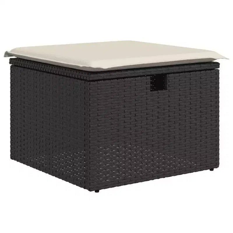 vidaXL Salon de jardin modulable en résine tressée