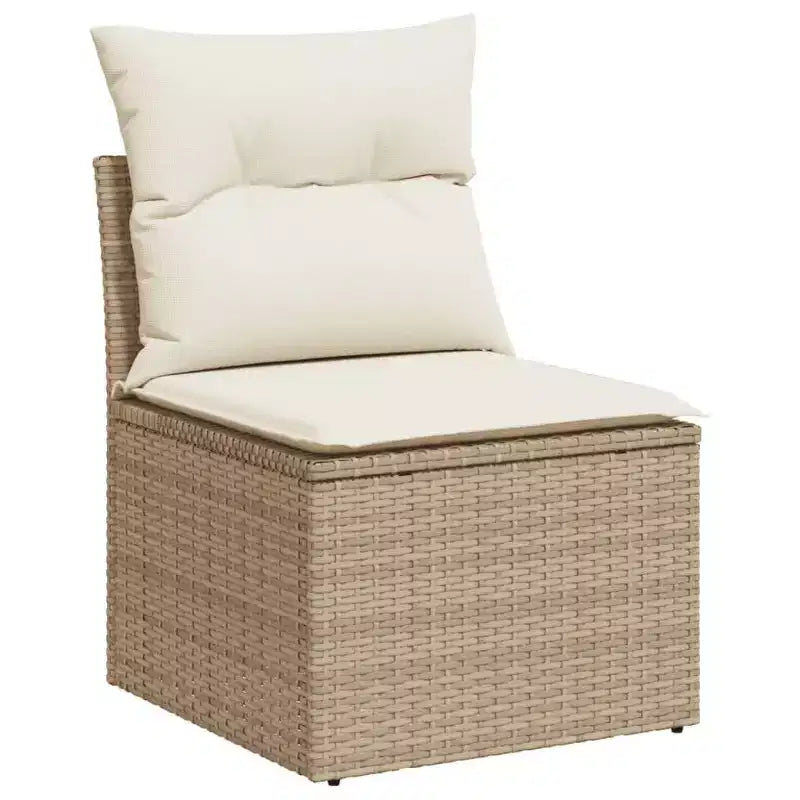 vidaXL Salon de jardin modulable avec coussins, diverses couleurs