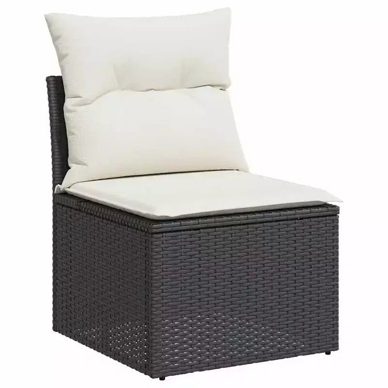 vidaXL Salon de jardin modulable avec coussins, diverses couleurs