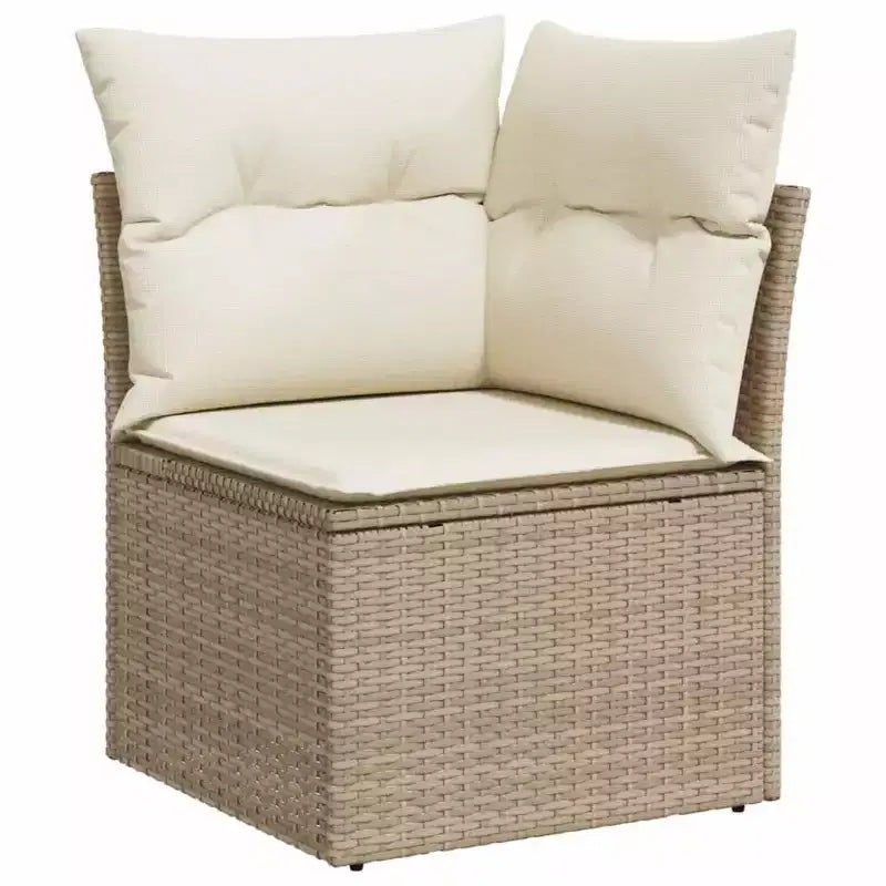 vidaXL Salon de jardin modulable avec coussins, diverses couleurs