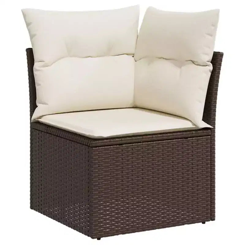 vidaXL Salon de jardin modulable avec coussins, diverses couleurs