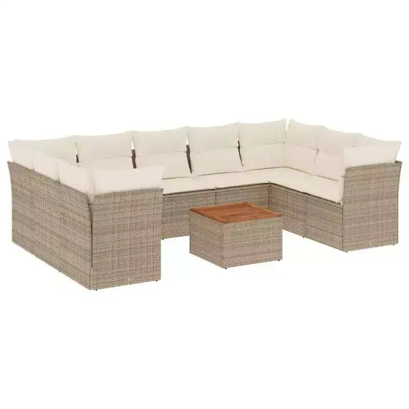 vidaXL Ensemble de canapé de jardin modulable avec coussins en diverses couleurs