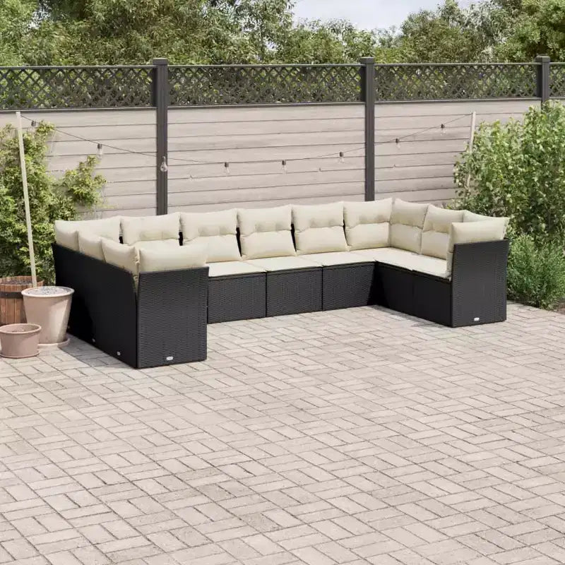 vidaXL Ensemble de canapés de jardin modulaires avec coussins en différentes couleurs