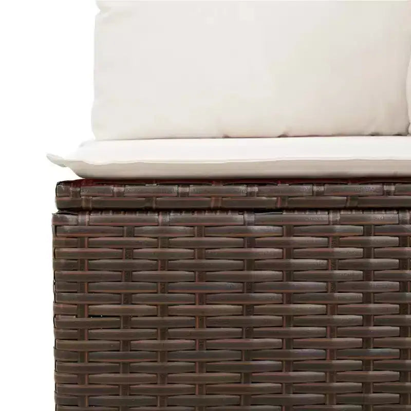 vidaXL Ensemble de canapés de jardin modulaires avec coussins en différentes couleurs