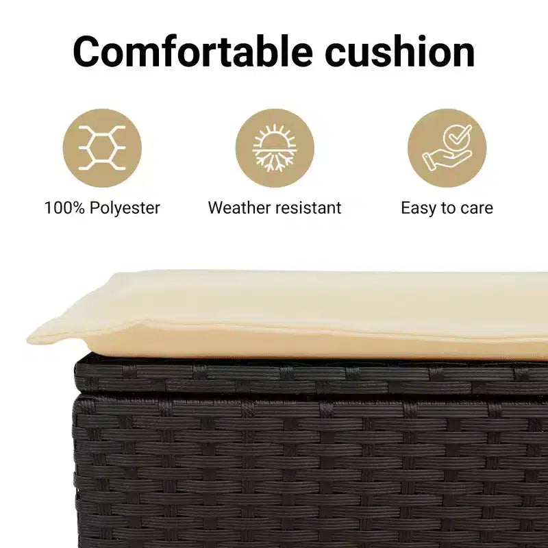 vidaXL Ensemble de salle à manger d'extérieur avec coussins de diverses couleurs
