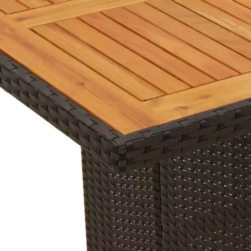 vidaXL Salon de jardin avec coussins en résine tressée