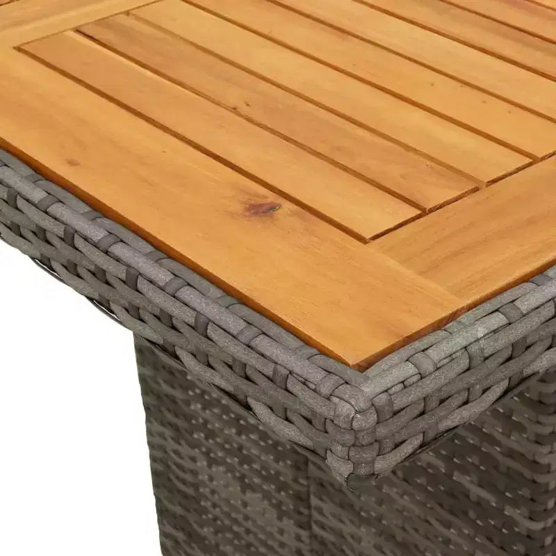 vidaXL Salon de jardin avec coussins en résine tressée