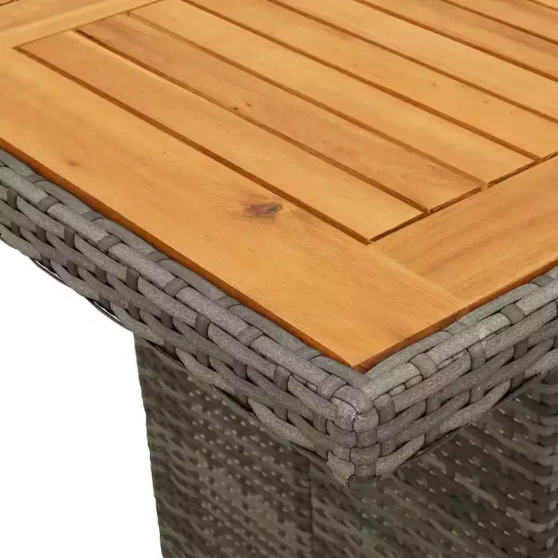 vidaXL Salon de jardin avec coussins en résine tressée
