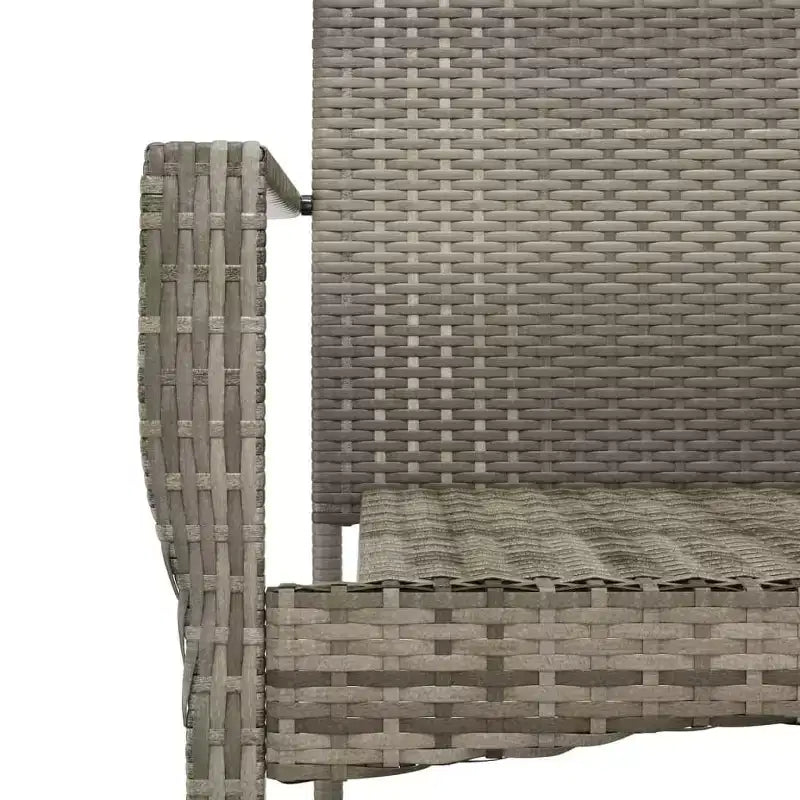 vidaXL Ensemble de chaises de jardin d'extérieur avec coussins - Résine tressée - Plusieurs coloris