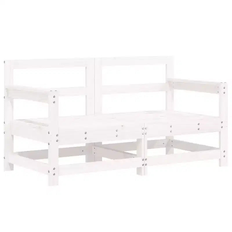 vidaXL Salon de jardin modulable en bois massif