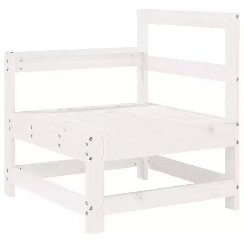 vidaXL Salon de jardin modulable en bois massif