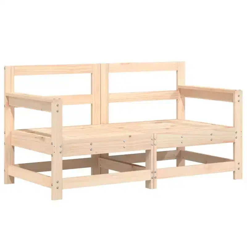 vidaXL Salon de jardin modulable en bois massif