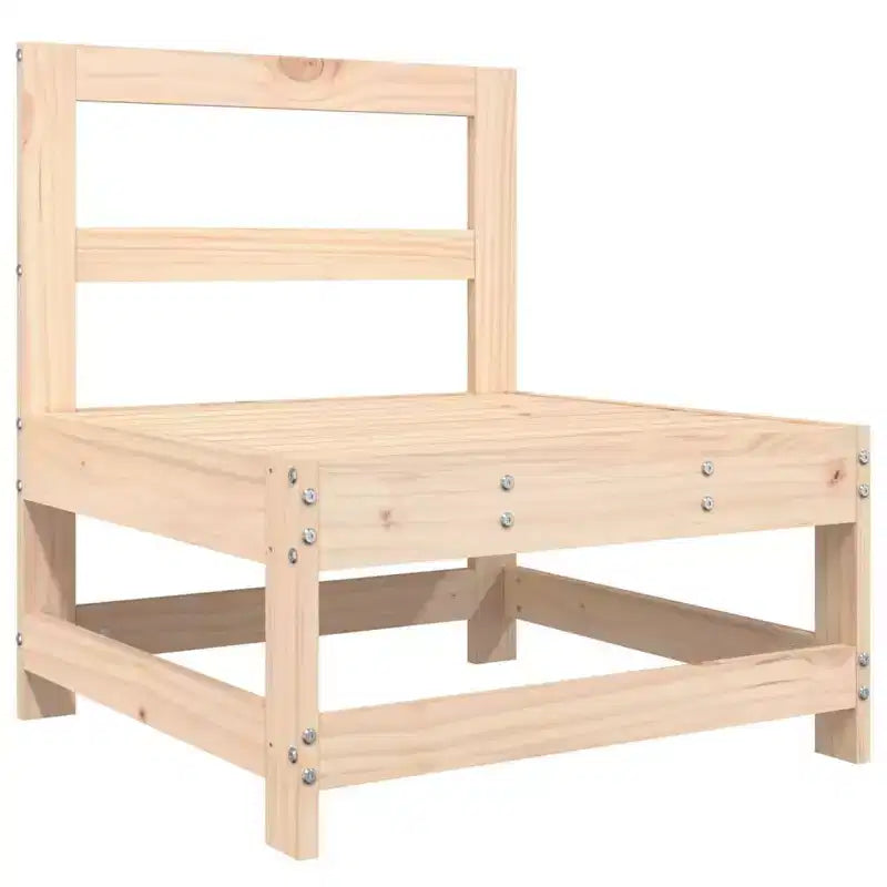 vidaXL Salon de jardin modulable en bois massif