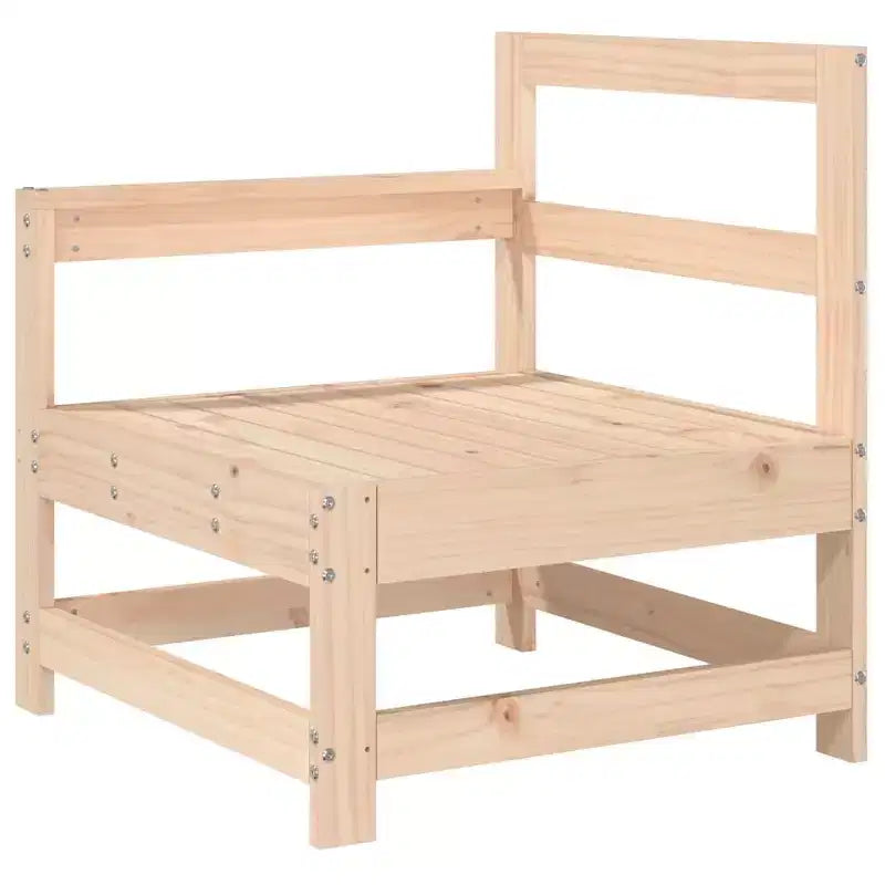 vidaXL Salon de jardin modulable en bois massif