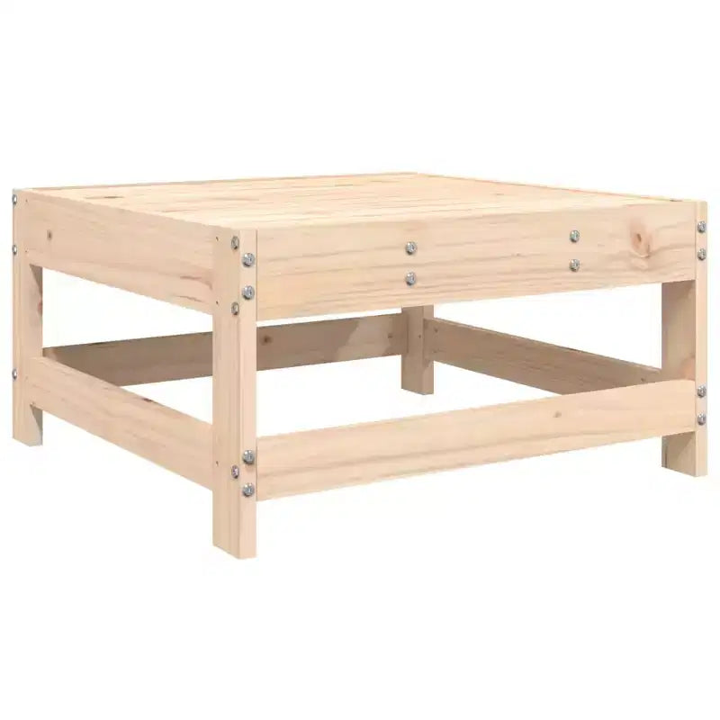 vidaXL Salon de jardin modulable en bois massif