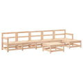 vidaXL Modular Patio Lounge Set with Solid Wood Build
