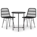 vidaXL Patio Dining Set - Poly Rattan Design