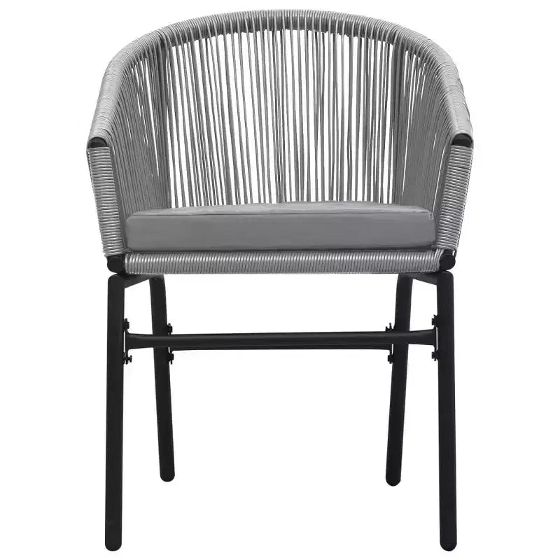 vidaXL Ensemble de salle à manger d'extérieur pour patio, table et chaises de jardin