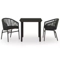 vidaXL Patio Dining Set Outdoor Dining Set Table and Chair Set for Garden