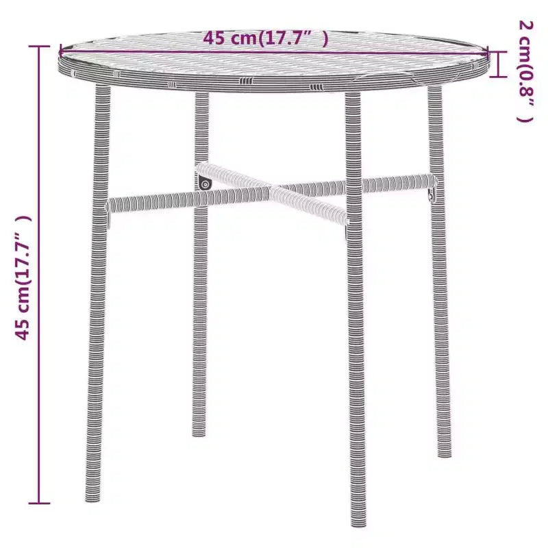 Set de salle à manger de jardin vidaXL