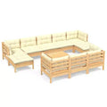 vidaXL Outdoor Garden Furniture Set with Cushions in Different Colors