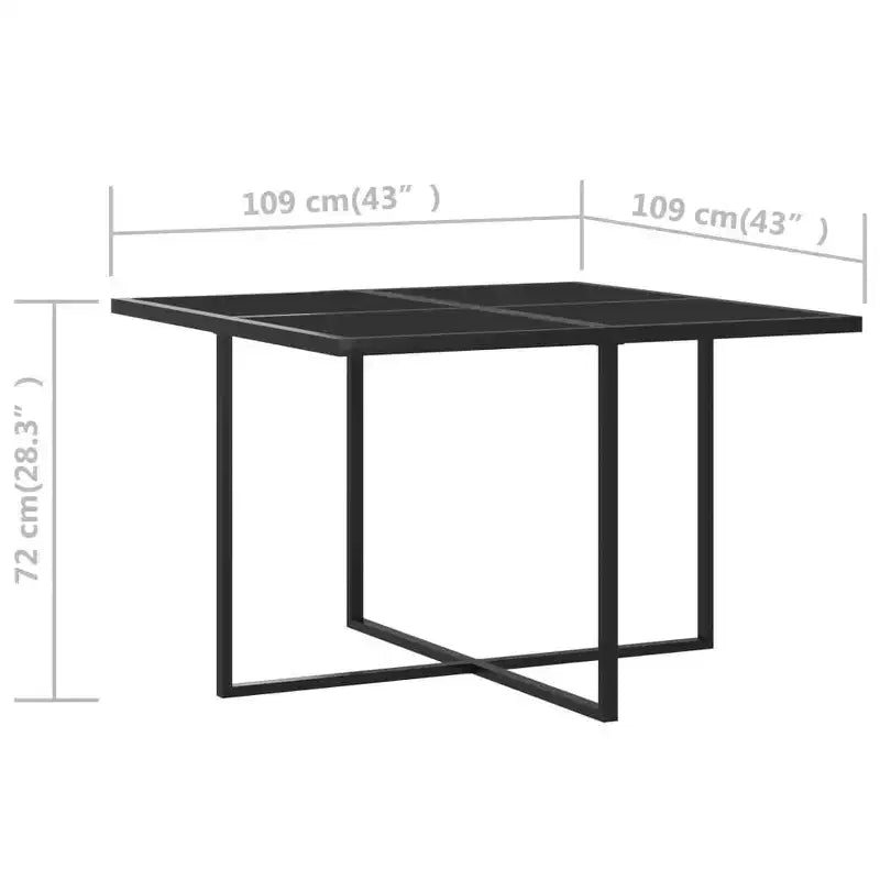 vidaXL Salon de Jardin Ensemble Table et Chaises Mobilier de Jardin en Résine Tressée